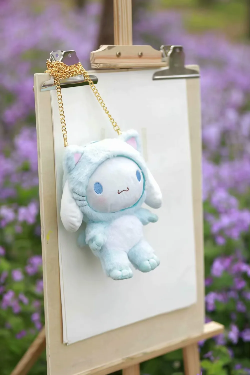 Милый мультфильм плюшевая игрушка Мелодия Cinnamoroll Cos кошка мягкая кукла сумка через плечо Девушка День рождения Рождественский подарок#1079