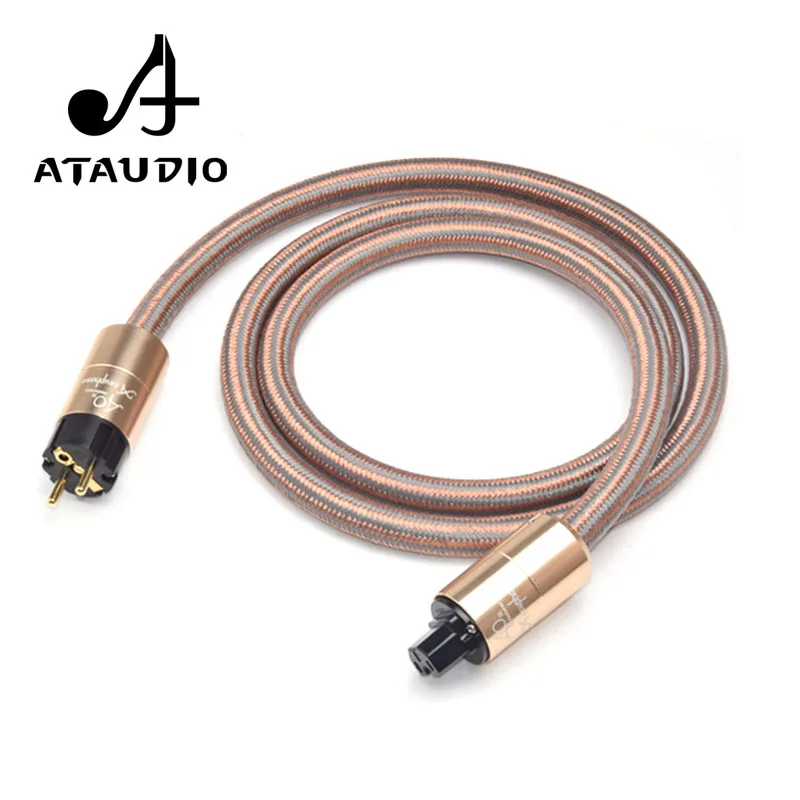 Кабель питания ATAUDIO Hifi Accuphase высокой чистоты OFC шнур с европейской вилкой для