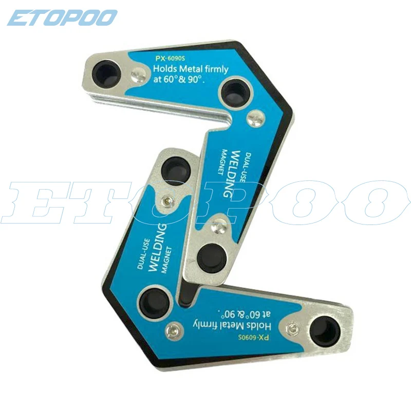 

2pcs/set Dual-purpose Welding Locator Welding Positioner Without Switch Welding Accessories Inner/outer Angle Fixed Angle Tools