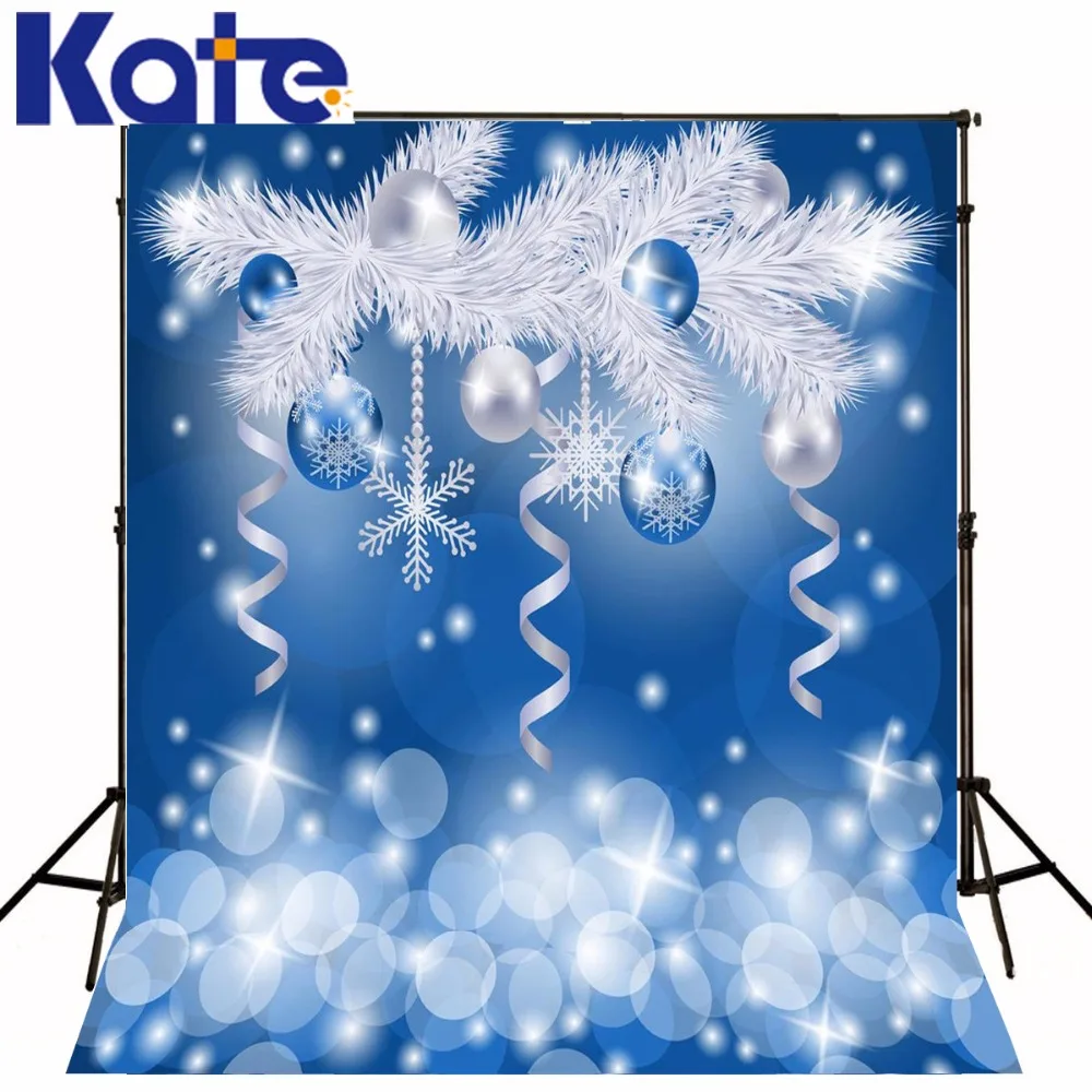 Buy Kate Custom Made Christmas Photography Backdrops Blue Night Spot Pearl