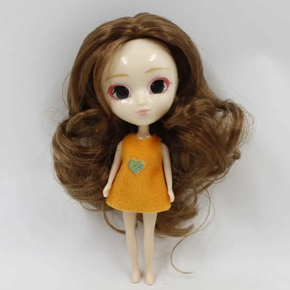 Мини кукла Pullip DBS 11 см как BJD различные цвета волос прическа одежда случайный