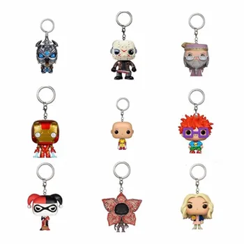 dobby Stranger Things Harri Potter pvc Game Of Thrones snape Figure Toys Cute Keychain Collection Model Toys IronMan Dolls