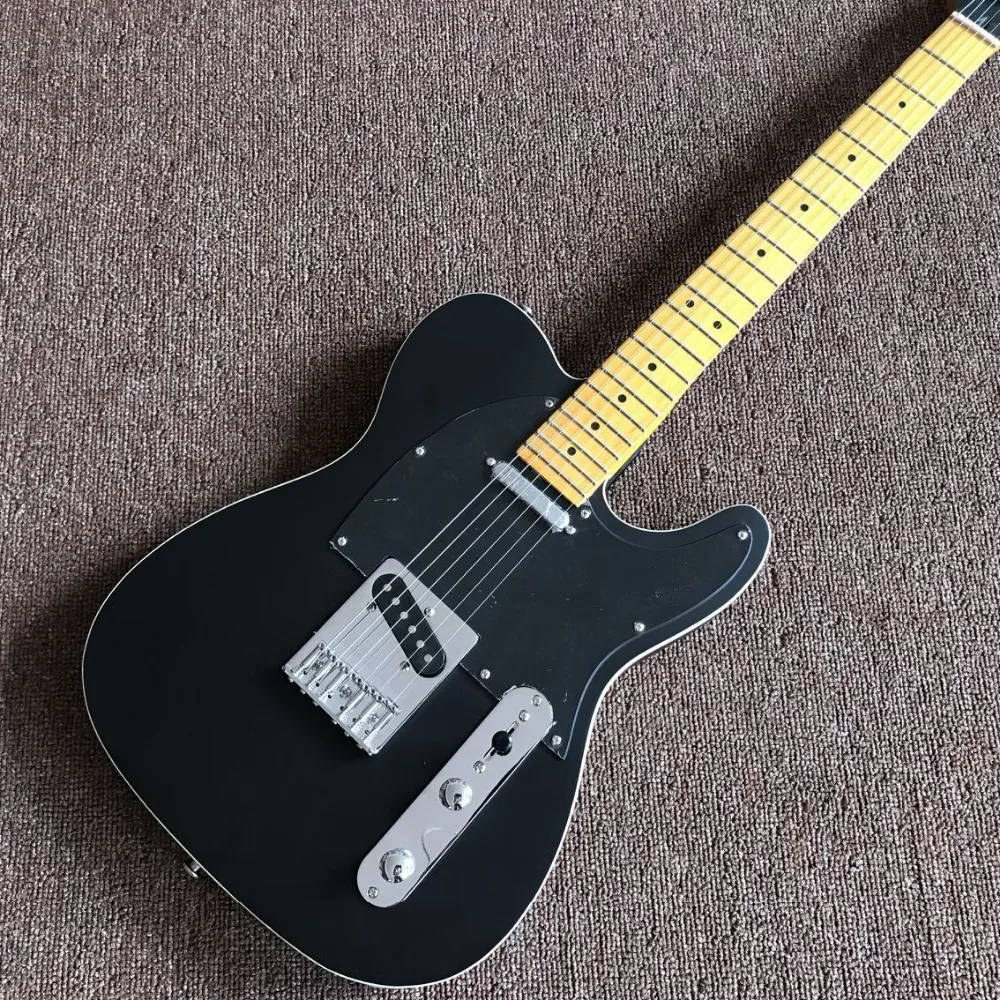 

custom shop,classical TELE 6 Strings Maple fingerboard Electric Guitar,telecasterr gitaar.black guitarra with Chrome hardware