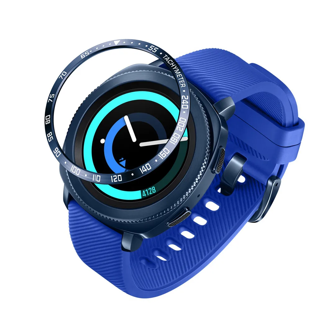Смарт-часы 42 мм для samsung Galaxy watch 42 мм ободок кольцо клейкая крышка против царапин Металл# y4