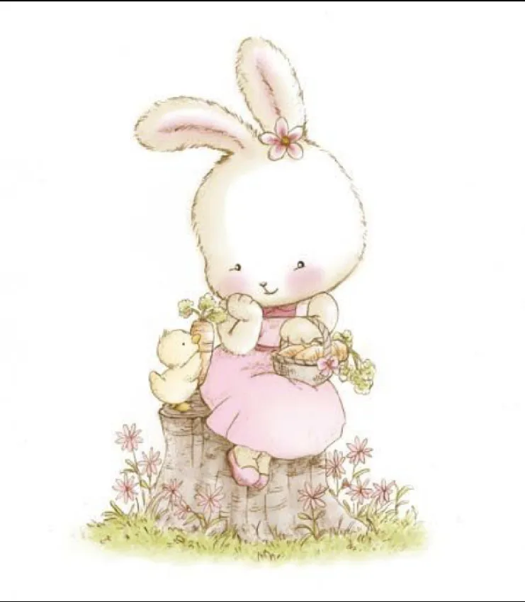 

10x6 Bunny Transparent Clear Stamps for Scrapbooking for DIY Card Making Cutting Crafts Stencil