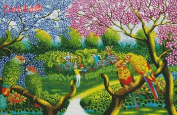 

Building homes scenery Arts Needlework Embroidery DIY Aida Cross Stitch Kits Crafts 14CT Unprinted Home Decor Handmade