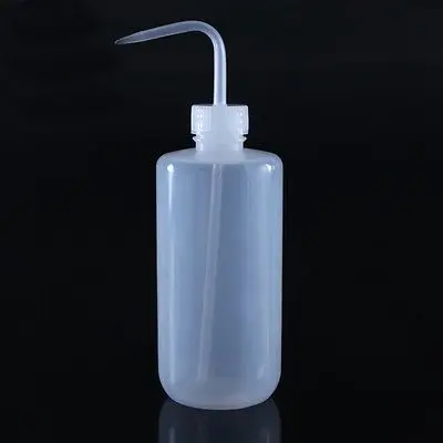 500ml Plastic PE Laborotary Tattoo Wash Squeezy Bottle For lab use