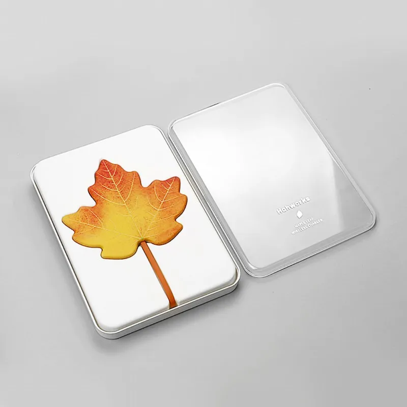 

Hot Fashion Desige Fast Wireless Charger Rapid Ultrathin Charger Pad For IPhoneXS For Samsung S10 Maple Leaf Wireless Charger