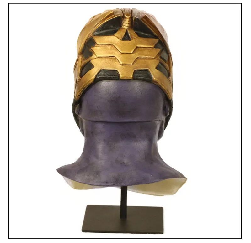 Мстители 4 танос шлем латексная маска для окружности головы 55-63 см