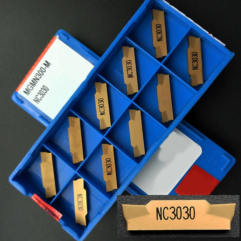 10 шт. ~ 100 MGMN300 M NC3030 3 мм широкая двойная головка резка CNC токарные инструменты