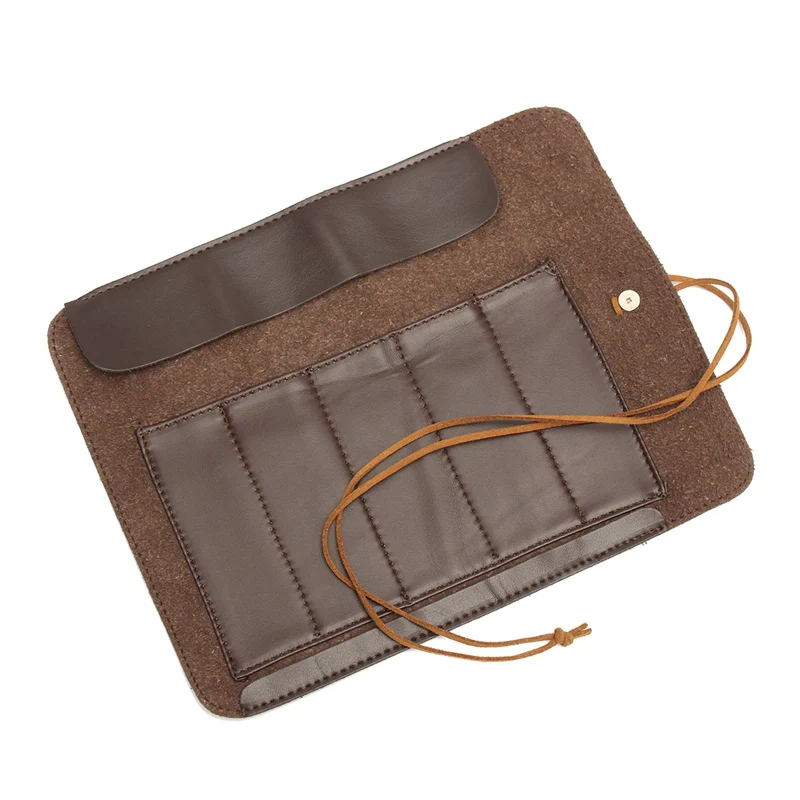 Самая низкая цена сумка для ножей ножны искусственная кожа можно свернуть сумки