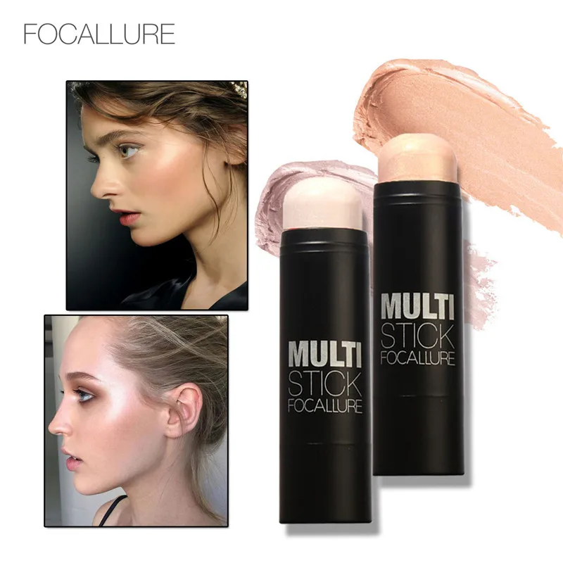 

FOCALLURE Highlighter Contour Stick Maquiagem Concealer Blusher Cream Brighten Oil-control Foundation Facial Corrector Cosmetics