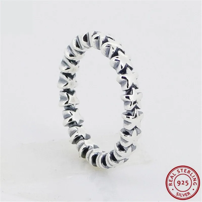 

Popular 925 Sterling Silver Glorious Star Trail Rings for Women Jewelry Adding Sparks of Contemporary Glitz to Your Look FLR029