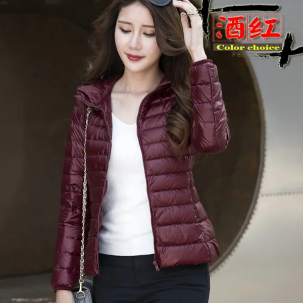 hot pink down jacket