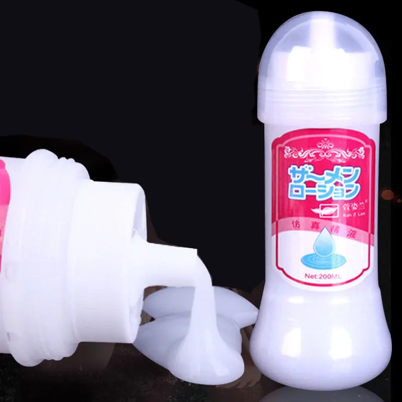 Japanese Milky Simulation Sperm Genuine Powerful Hot Sale Sex Products Vaginal Lubricating Anal Lubricant Sex Oil Anal Gel