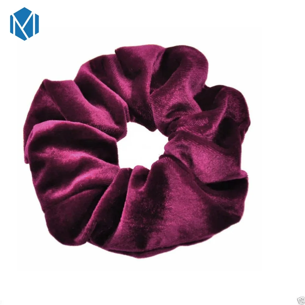 

1PC Women Elegant Velvet Solid Elastic Hair Bands Ponytail Holder Scrunchies Tie Hair Rubber Band Headband Lady Hair Accessories