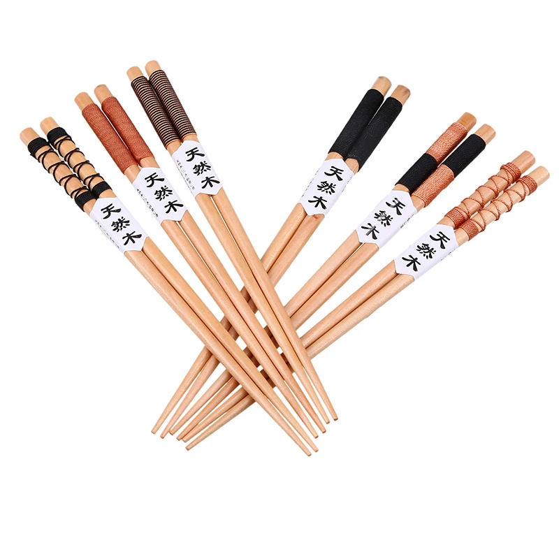 Kitchen Handmade Dining tool Japanese-style Natural Chopsticks Tableware Wooden