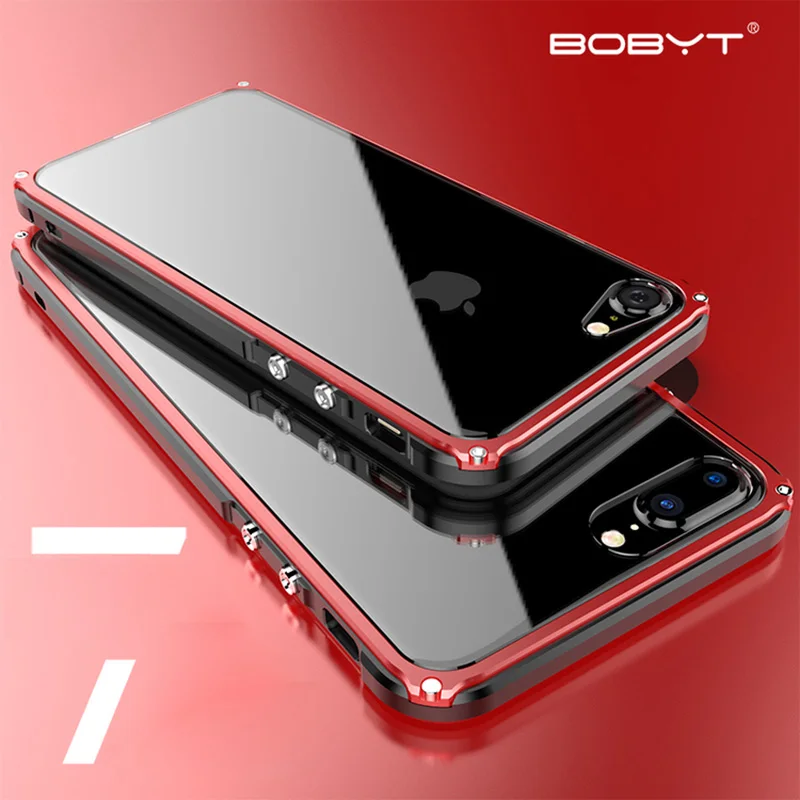imágenes para Marco delgado Casos de teléfono para apple iPhone 7 de Metal Cubierta de Aluminio Protector lateral Para el iphone 7 6 s plus de Lujo Carcasa a prueba de golpes imágenes para Marco delgado Casos de teléfono para apple iPhone 7 de Metal Cubierta de Aluminio Protector lateral Para el iphone 7 6 s plus de Lujo Carcasa a prueba de golpes