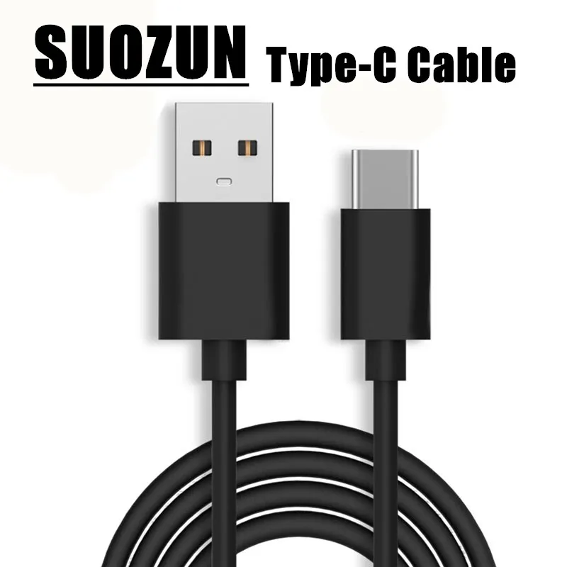 SUOZUN USB Type C кабель для Samsung Galaxy S9 передачи данных быстрой зарядки Xiaomi Mi6 Nintendo Switch USB-C