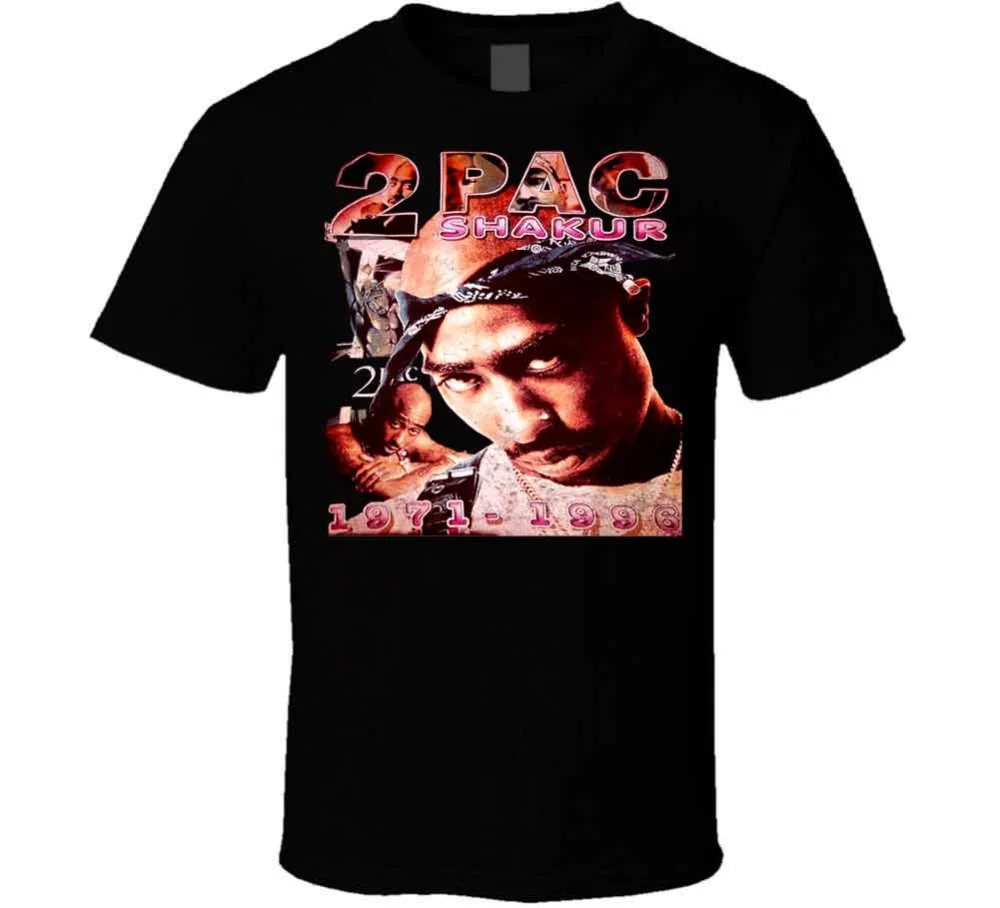 Винтажные 90S 2Pac Tupac хип-хоп Рэп Мода 2020 лето новый бренд 100% хлопок футболка с