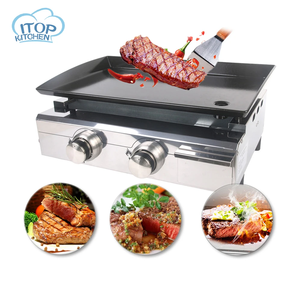 Gastro & Nahrungsmittelgewerbe Business & Industrie Commercial Small LPG Gas Griddle Barbeque