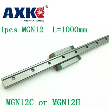 

12mm Linear Guide Mgn12 L= 1000mm Linear Rail Way + Mgn12c Or Mgn12h Long Linear Carriage For Cnc X Y Z Axis