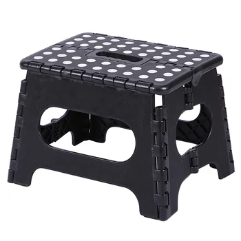 

Folding Step Stool Lightweight Plastic Step Stool Non Slip for Kitchen Bathroom Bedroom #5