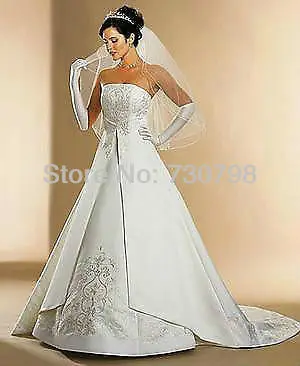 David S Bridal St Tropez Wedding Gown Dress Size 18 Ivory Style