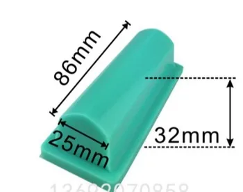 

86x25mm Silicone rubber pad head for pad printing machine pad printer wooden base