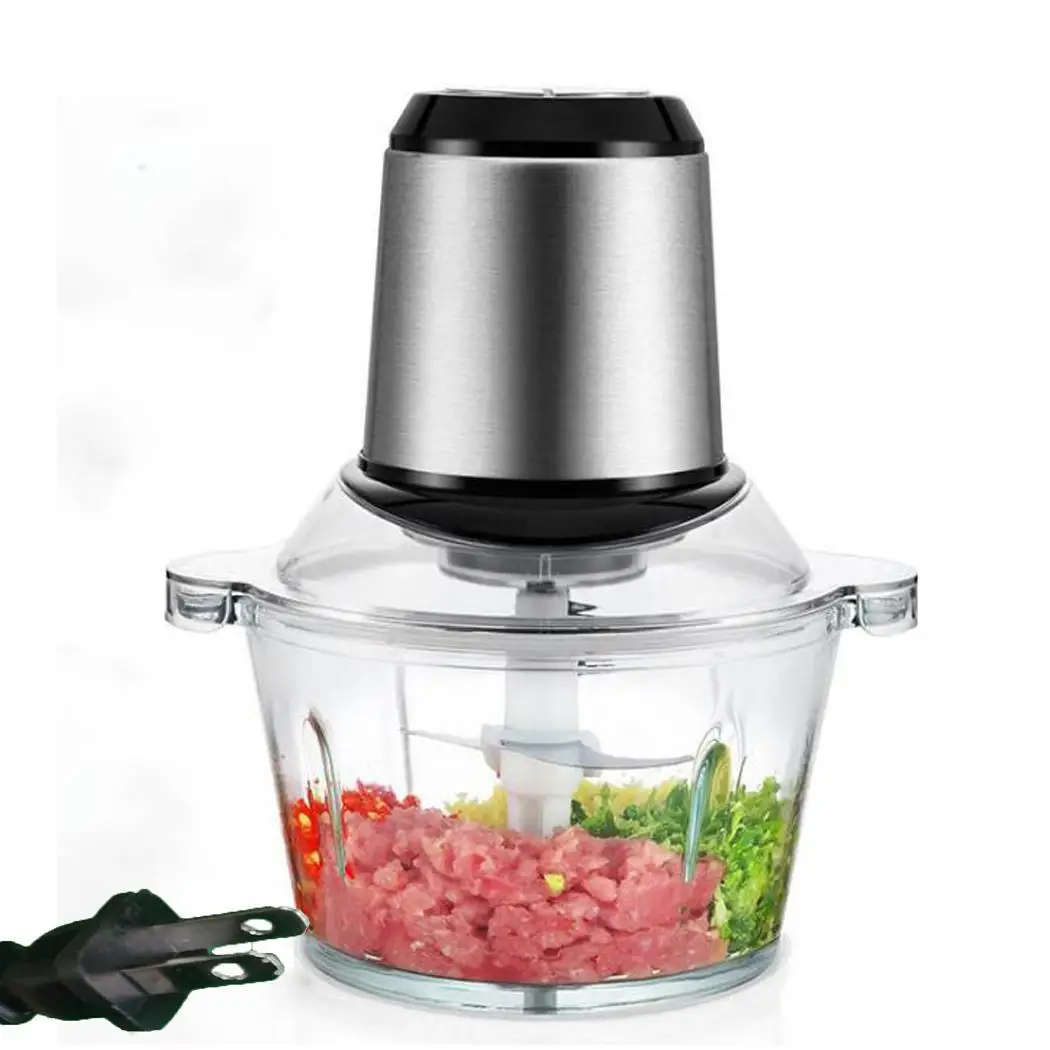 

Electric Meat Grinder Large Horsepower Double Home, Kitchen Modes 2L 600 W Appliances Food Cutting Machine