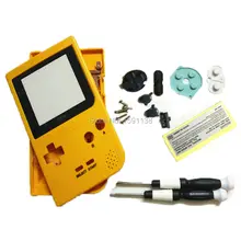 Желтый Цвет Корпус основа для Gameboygb карман консоли GBP крышка запасные части с отвертки
