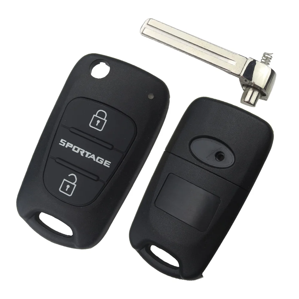Ключ раскладушка с 3 кнопками для kia sportage picanto rio k2 K5 hyundai cerato ceed soul|shell kia|shell keyshell buttons