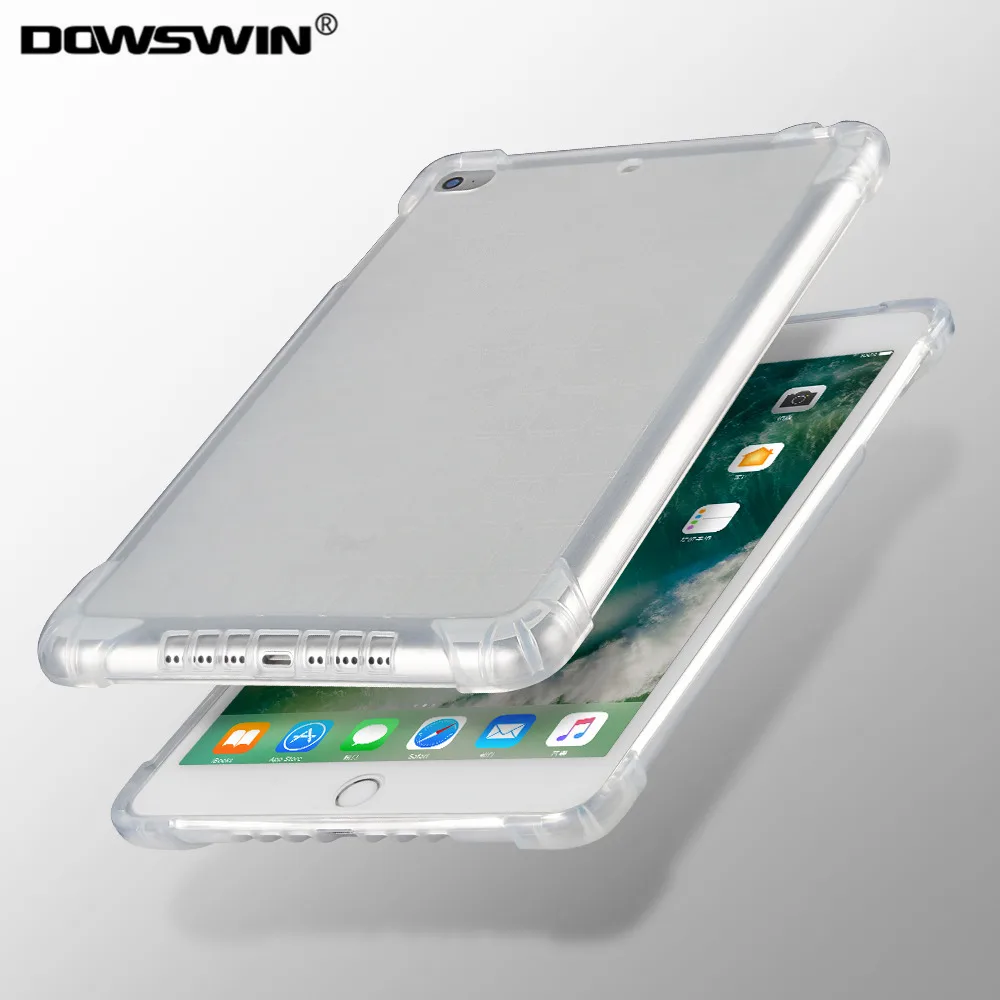 

TPU Silicone for new ipad 9.7 case 2017/2018 ,DOWSWIN high quality for ipad air/air 2 case soft full protect for pro 9.7 cover