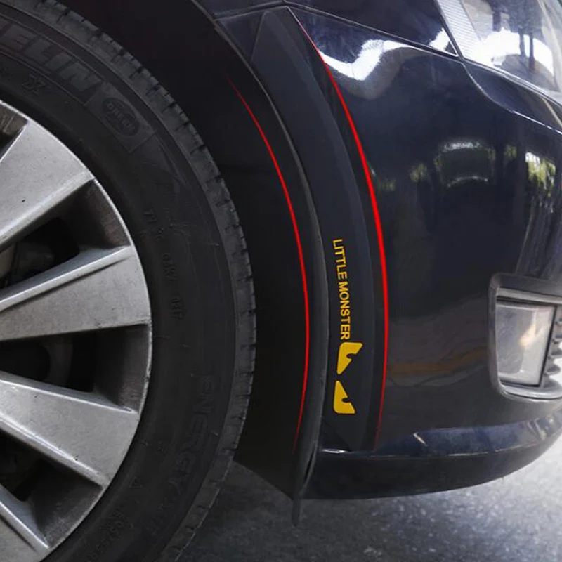 

Bumper Protector Car Styling Anti Collision Fender Flares Edge Guard Rubber Bumper Protection Sticker Mouldings decorative strip