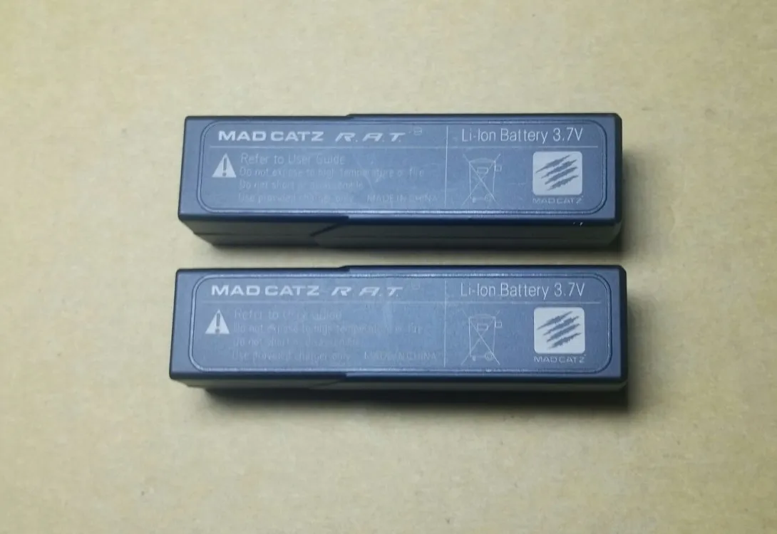 

2 pcs/set original mouse lithium battery for Madcatz Saitek R.A.T.9/rat9 genuine mouse RAT 9 accessory