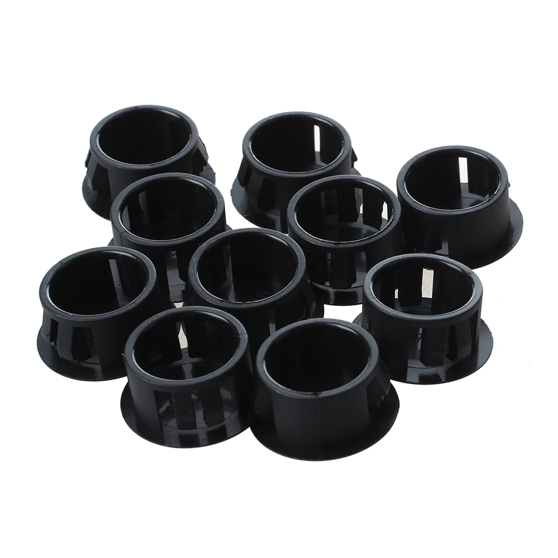 10 pieces black plastic caps hole plugs pressure caps 16mmx20mmx10mmin
