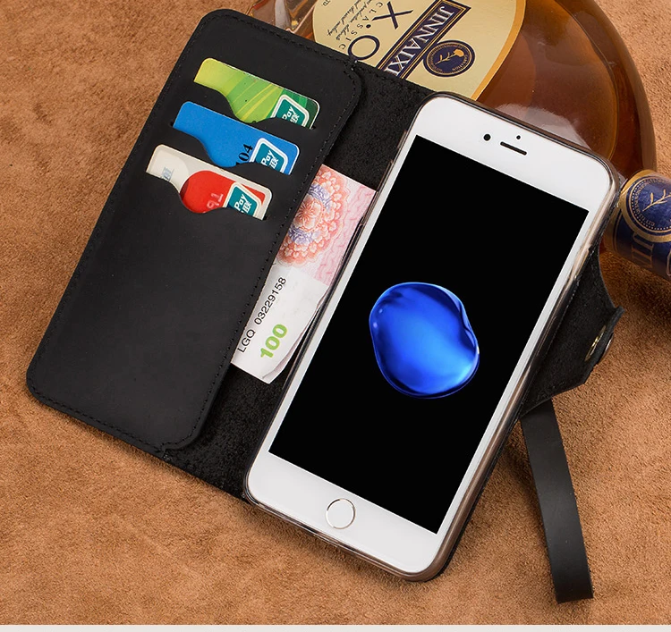 Роскошный чехол-книжка из натуральной кожи для Xiaomi 5S В Стиле Ретро crazy horse с кожаной пряжкой, мягкий силиконовый чехол-бампер для телефона
