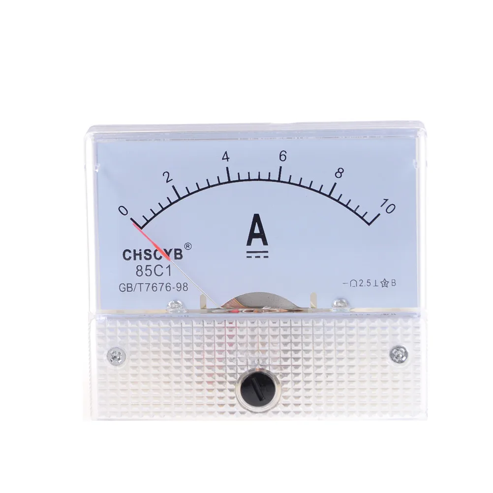 DC 10A AMP Analog Current Panel Meters Ammeter Amperimetro Ampere Frequency Meter Measurer 0-10A DC 10A AMP Analog Current Panel Meters Ammeter Amperimetro Ampere Frequency Meter Measurer 0-10A