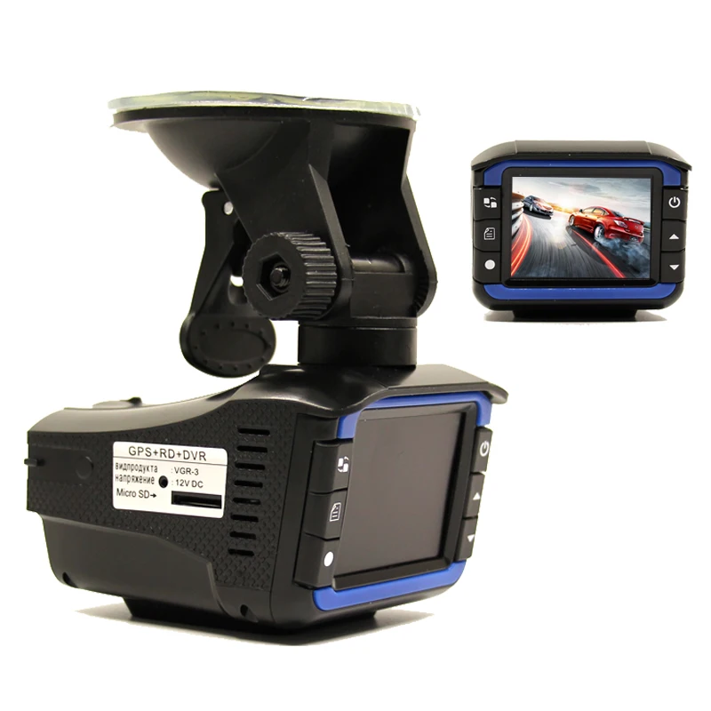 (Russian Voice) 3 In 1 Multi Function Car DVR Camera Radar ...