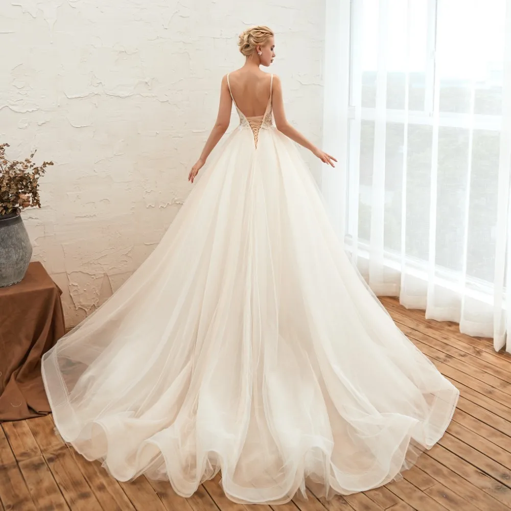 Vivian's Bridal летнее богемное кружевное платье с жемчужинами и аппликацией