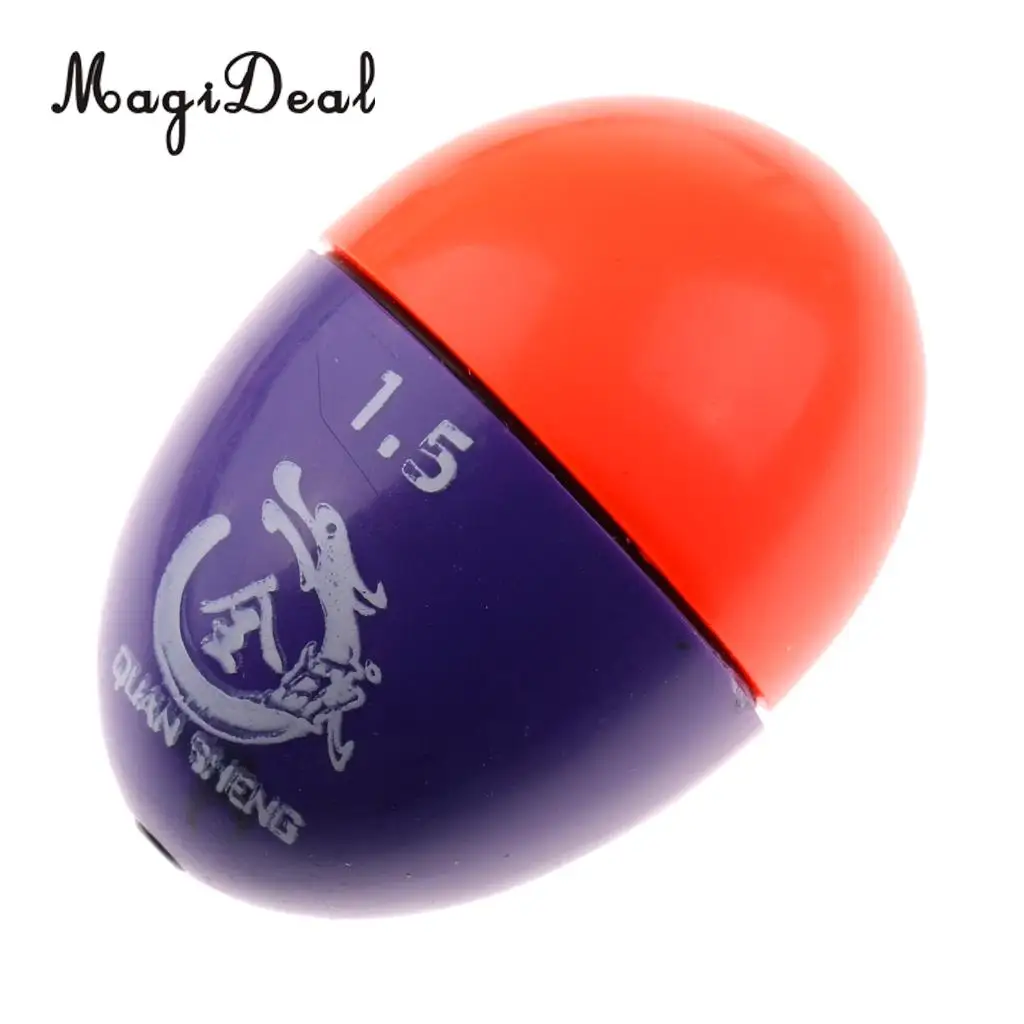 MagiDeal Fishing Bobbers Soft EVA Foam Snap-on Floats Push Button Oval Design Round Float Bobbers Fishing Tackle Accessories