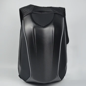 

Motorcycle 30L Helmet Backpack Bag Carbon Fiber Reflective Motocross Riding Racing Bag Waterproof Motorbike DOUble SHoulder Bag