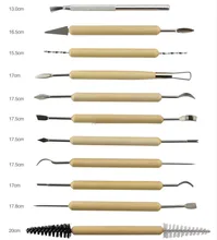 11PCS/Lot Clay Sculpting Kit Sculpt Smoothing Wax Carving Pottery Ceramic Tools Polymer Shapers Modeling Carved Tool 11PCS/Lot Clay Sculpting Kit Sculpt Smoothing Wax Carving Pottery Ceramic Tools Polymer Shapers Modeling Carved Tool