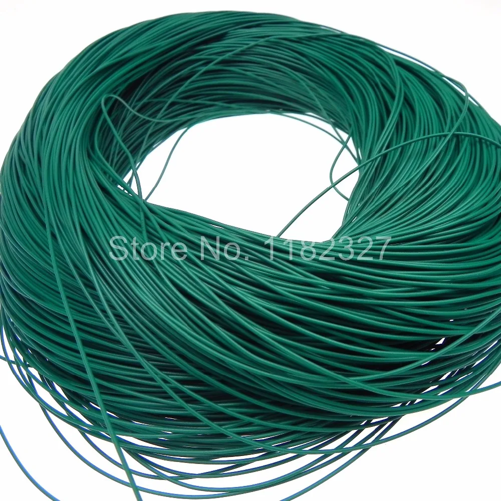 PVC Insulated tinned copper electronic wire 28AWG 26 0.25 2.5mm UL1007 copper cable electrical wires Green 1