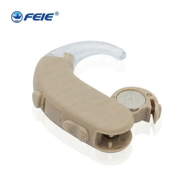 

Plastic Super Mini Adjustable Hearing Aids Ear Sound Amplifier Volume Tone Listen Hearing Aid Kit Hook behind Ear care S-303