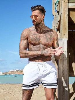 

YEMEKE Slim Men's Shorts Compression Short Masculino Men Bodybuilding Leggings Clothing Fashion casual shorts for men