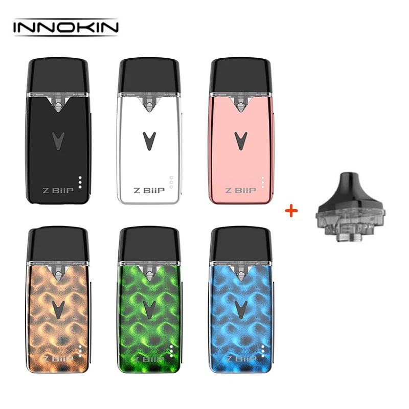 Original Innokin Platform Z-Biip Kit 1500mAh Buil-in Battery with PLEX3D Mesh 0.48ohm Coil 2ml Capacity Pod |