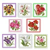 Small happy flowers DIY Embroidery Cross Stitch Kit Small size flowers family decorative patterns embroidery needlework sets