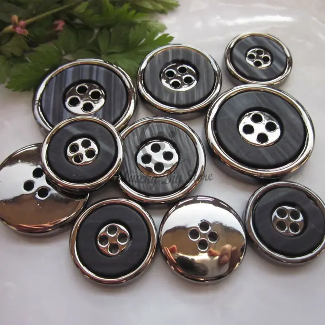 18mm 144pcs/lot 4 holes combination suit buttons high quality men's