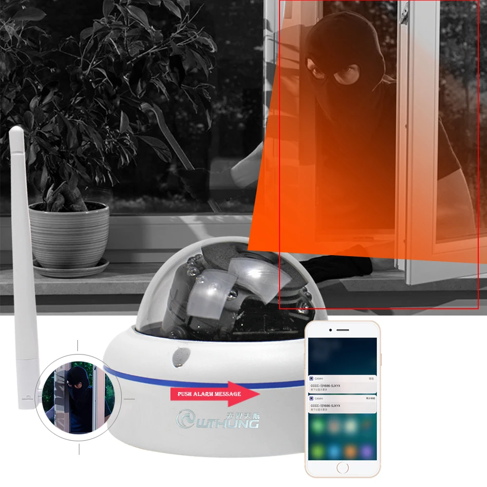 Беспроводная Проводная IP камера 1080P SONY323 960P 720P P2P Onvif Аудио ИК фильтр Обнаружение